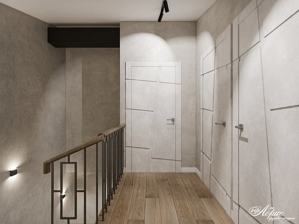 Дизайн трехэтажного таунхауса с перепланировкой и зонированием (ул.Пухальского)