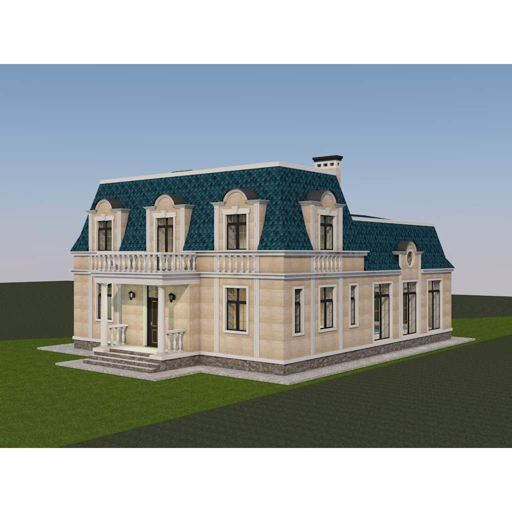 21-010 СПА-комплекс с бассейном в французском стиле