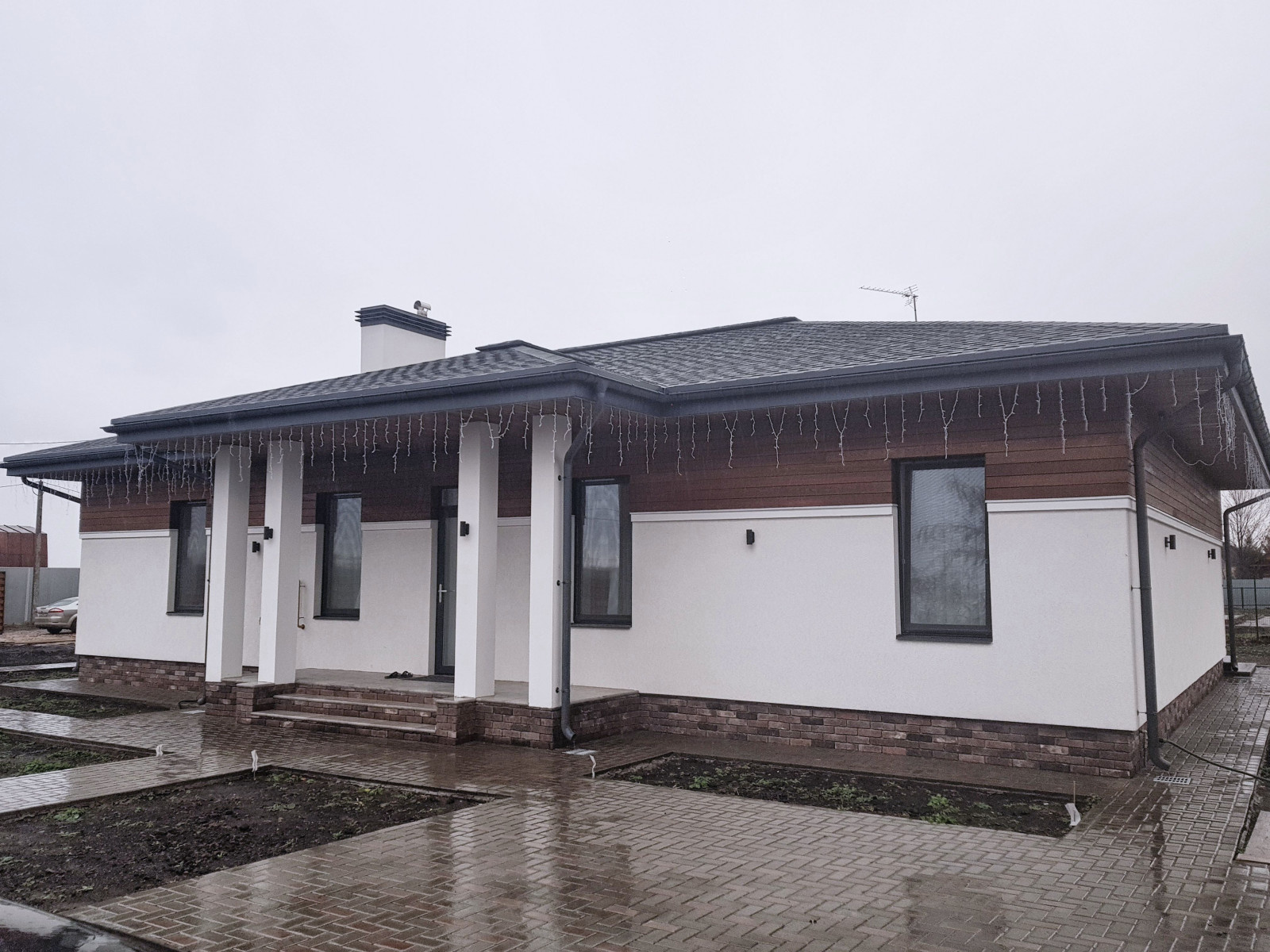 Индивидуальный проект одноэтажного современного дома