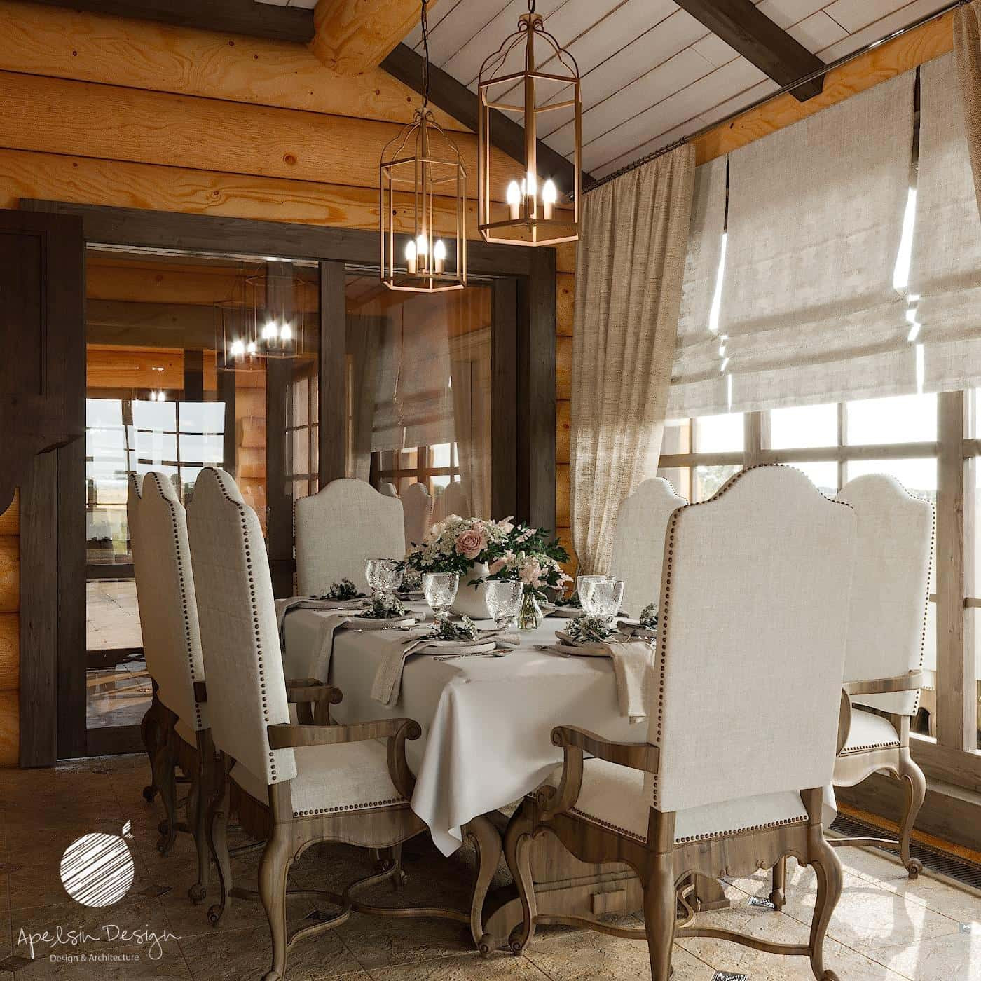 ПРОЕКТ «ДОМ ОХОТНИКА» ВДАЛИ ОТ ГОРОДА, НА БЕРЕГУ ЖИВОПИСНОГО ОЗЕРА