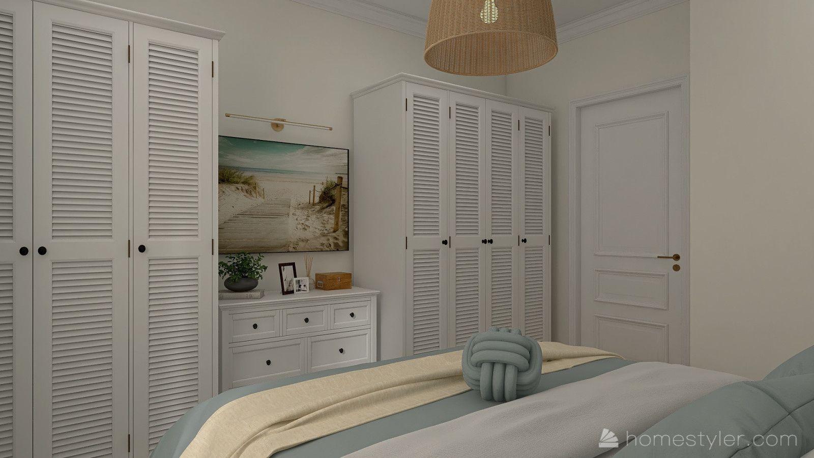 спальня в средиземноморском стиле