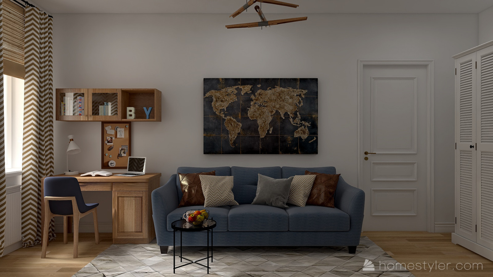 Детская комната для мальчика в средиземноморском стиле