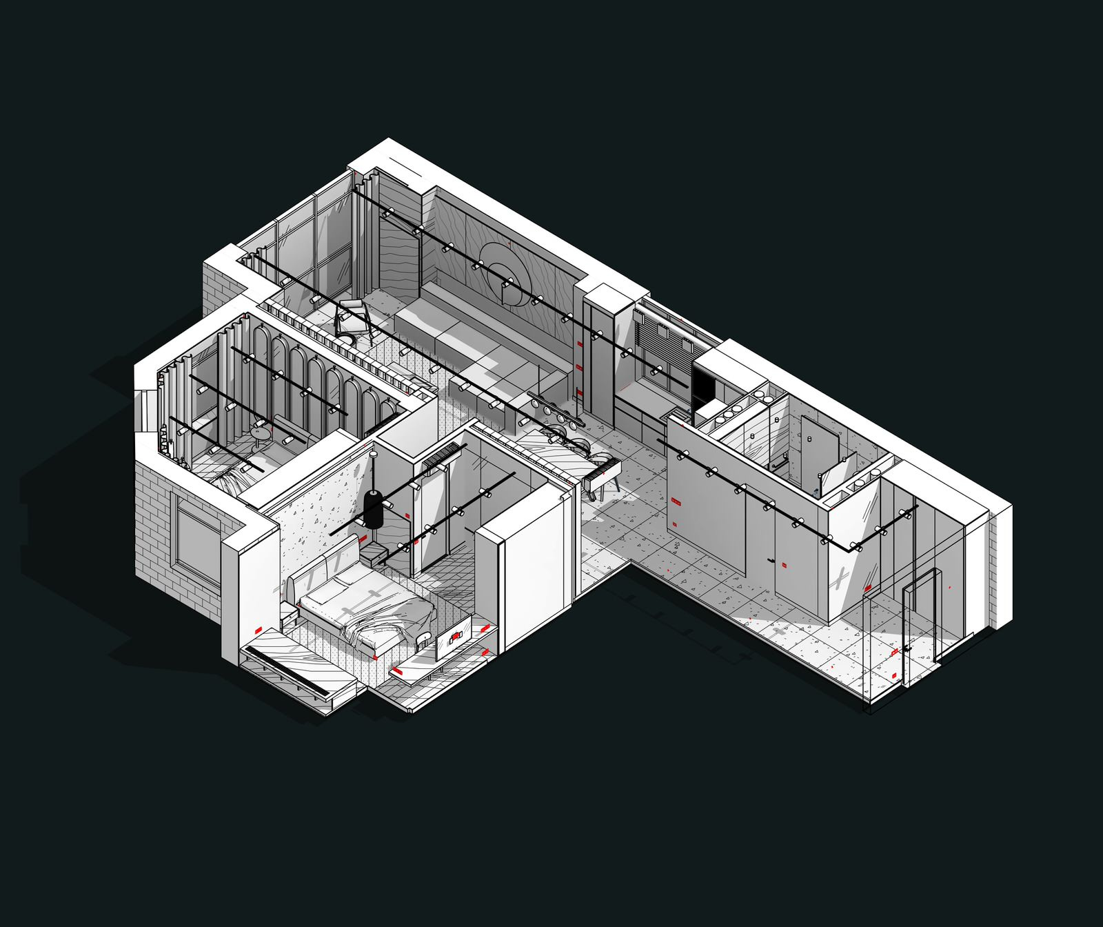 Pushkinskaya apartment