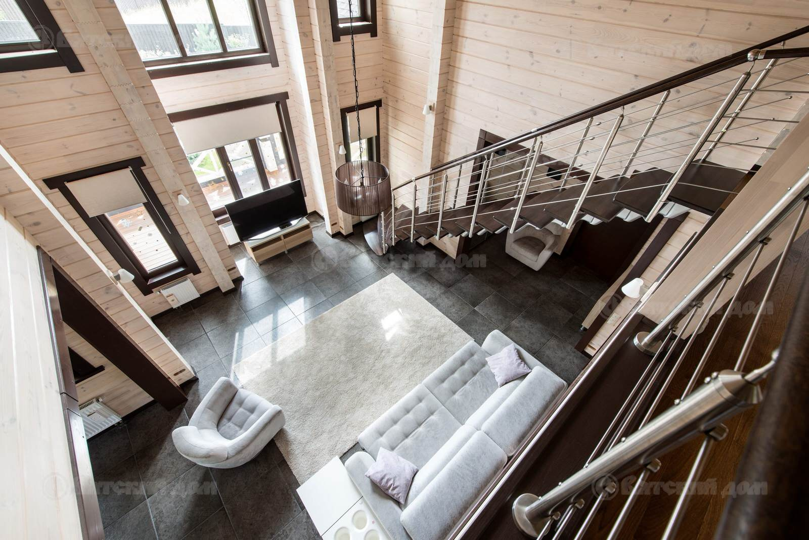 Деревянный дом из клееного бруса БК-300-75 (Вятский Дом)