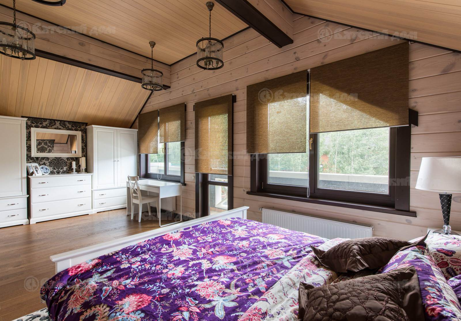 Деревянный дом из клееного бруса БК-300-75 (Вятский Дом)