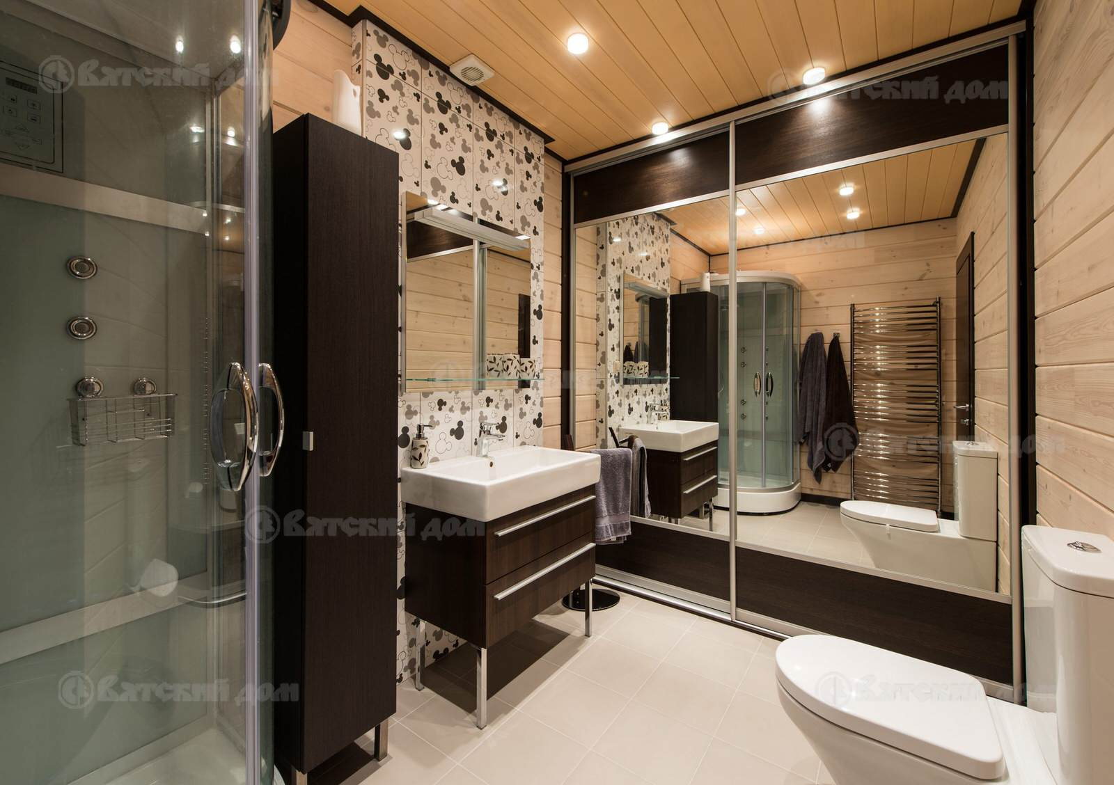 Деревянный дом из клееного бруса БК-300-75 (Вятский Дом)