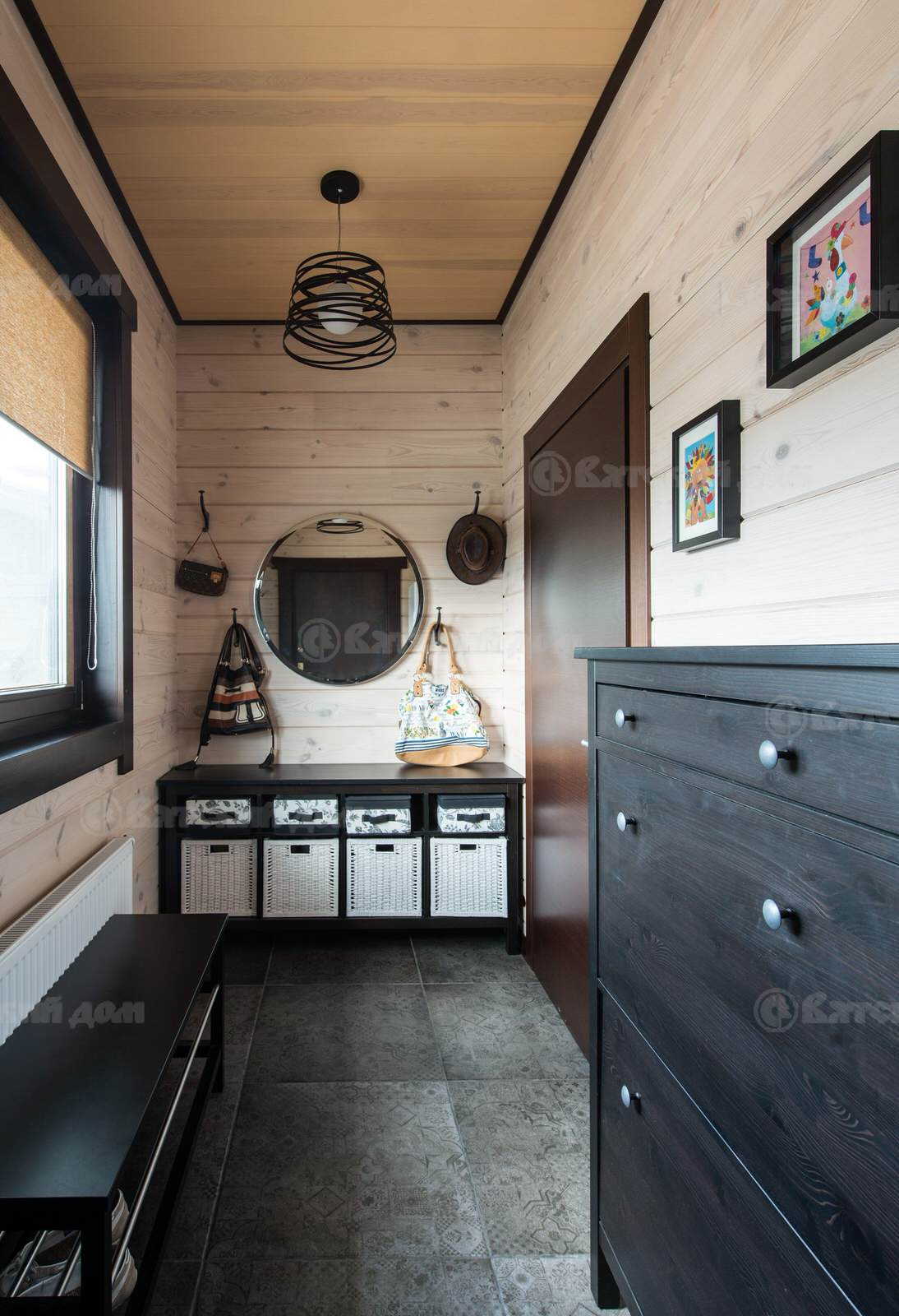 Обложка проекта: Деревянный дом из клееного бруса БК-300-75 (Вятский Дом)