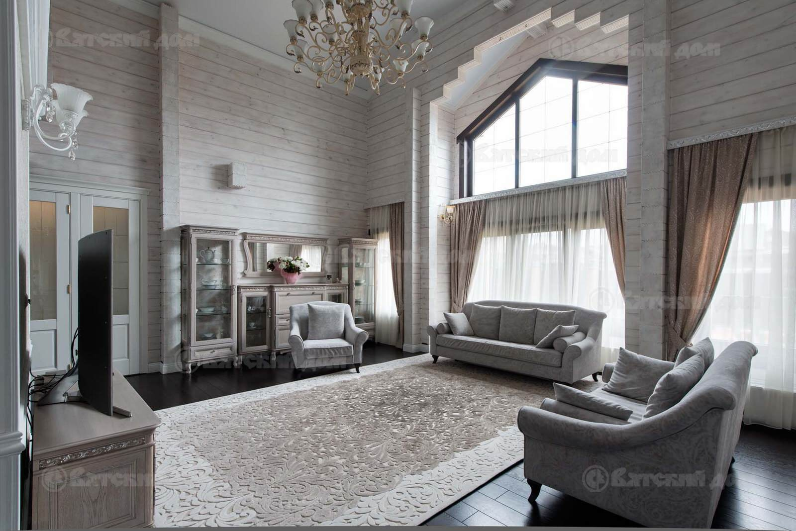 Деревянный дом из клееного бруса БК-300-46 (Вятский Дом)