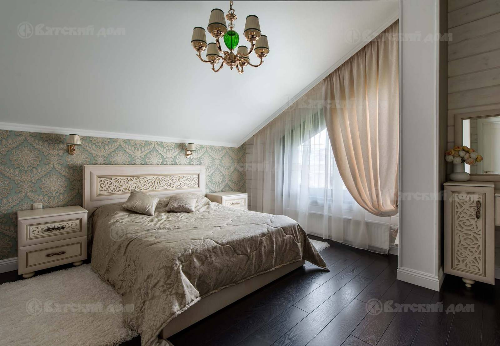 Деревянный дом из клееного бруса БК-300-46 (Вятский Дом)