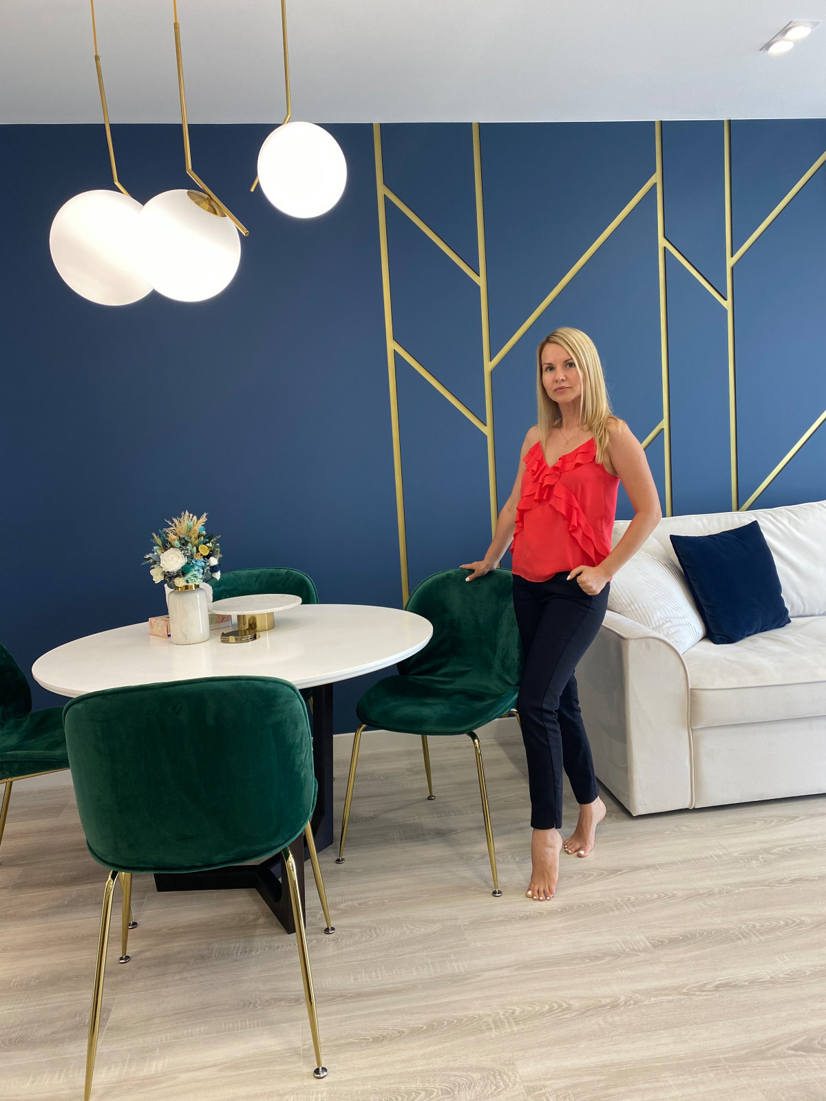 Реализованный дизайн квартиры