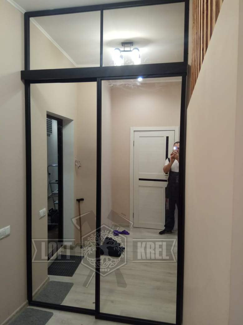 Перегородка для гардеробной комнаты