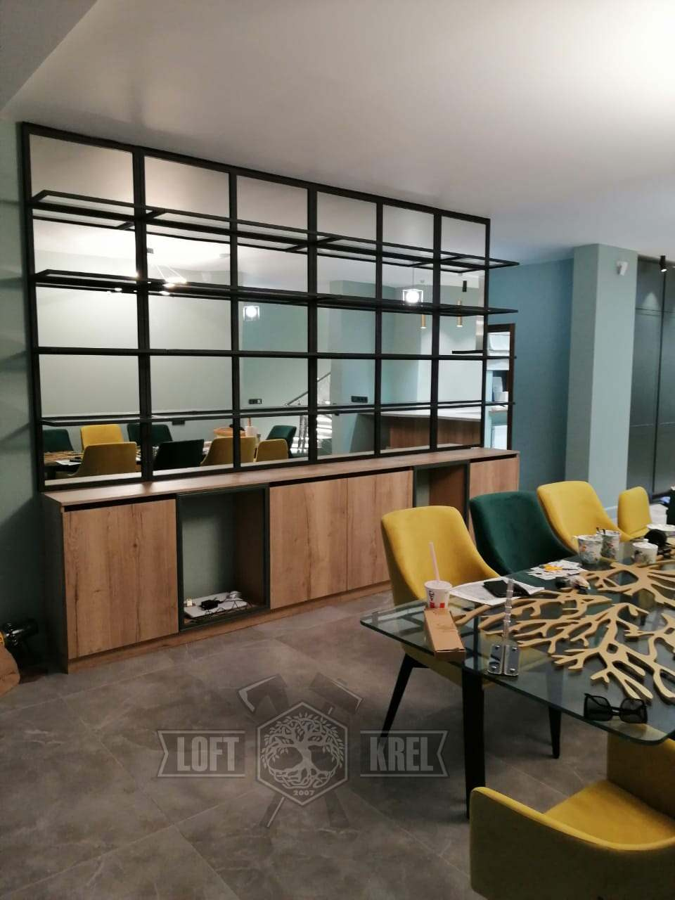 Перегородка в гостинную