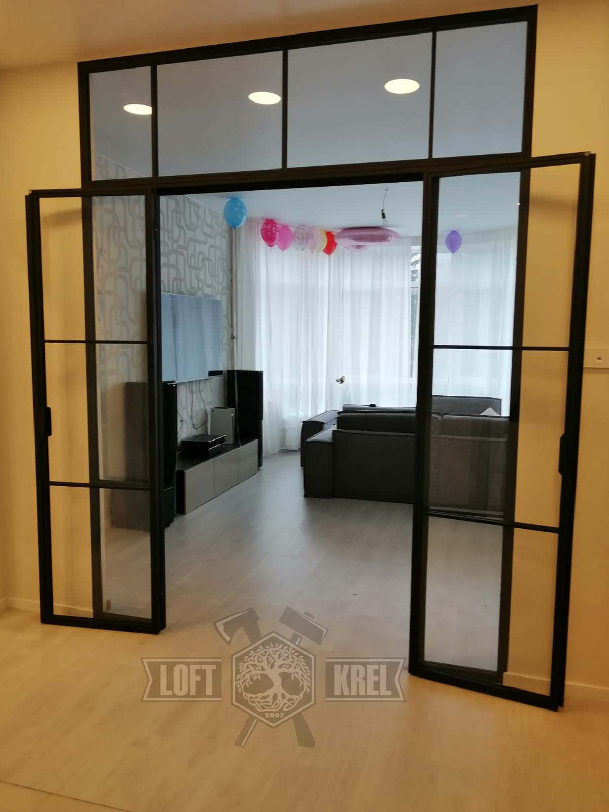 Перегородка в гостинную