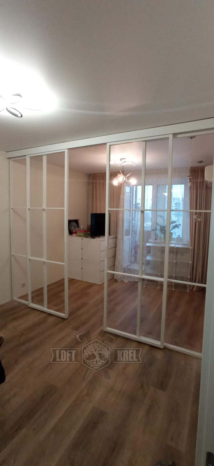 Перегородка в гостинную