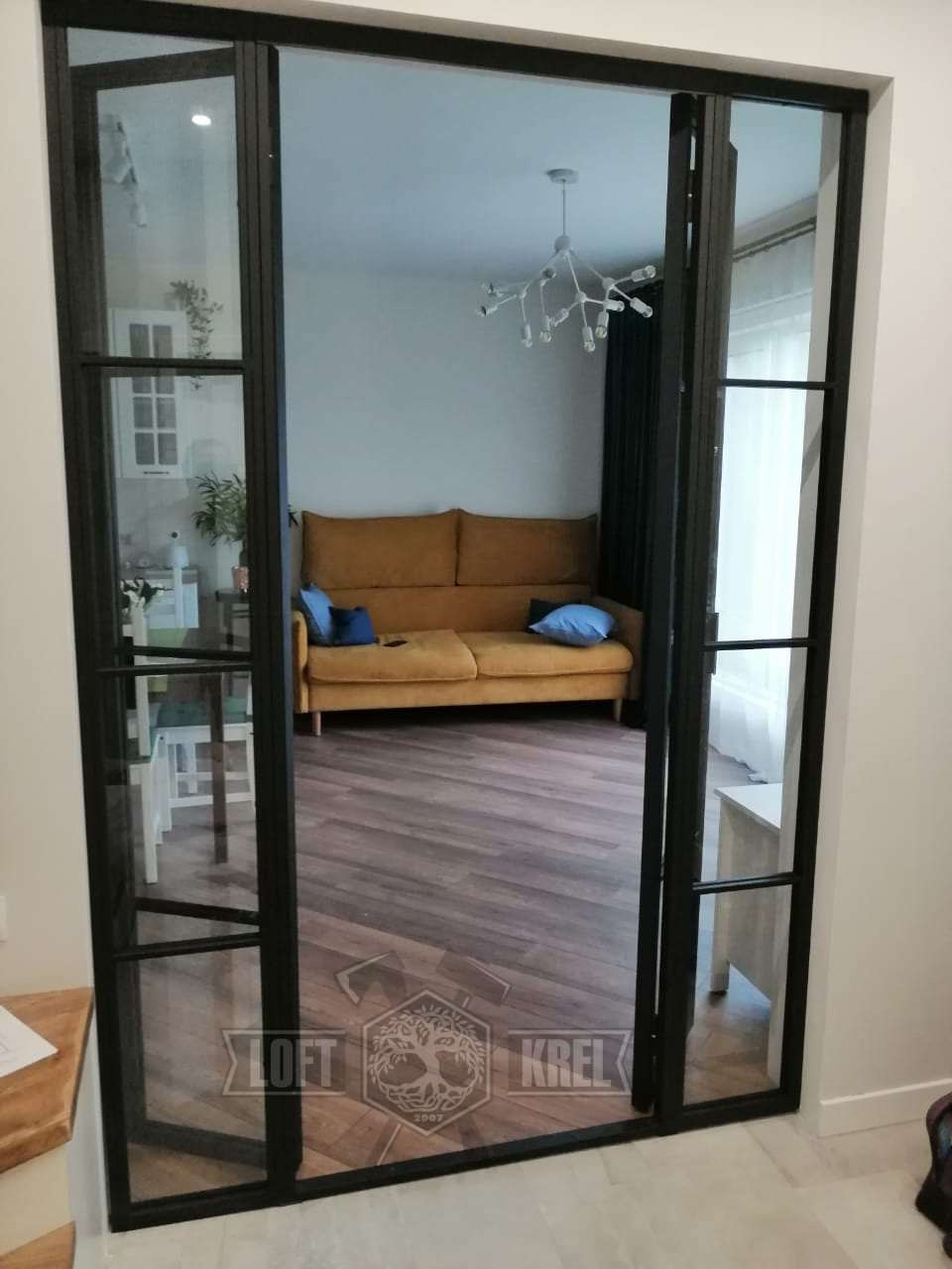 Перегородка в гостинную