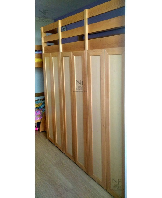 Loft bed for kids | Child bed with stairs | Child bed with built-in wardrobe