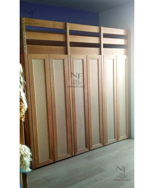 Loft bed for kids | Child bed with stairs | Child bed with built-in wardrobe