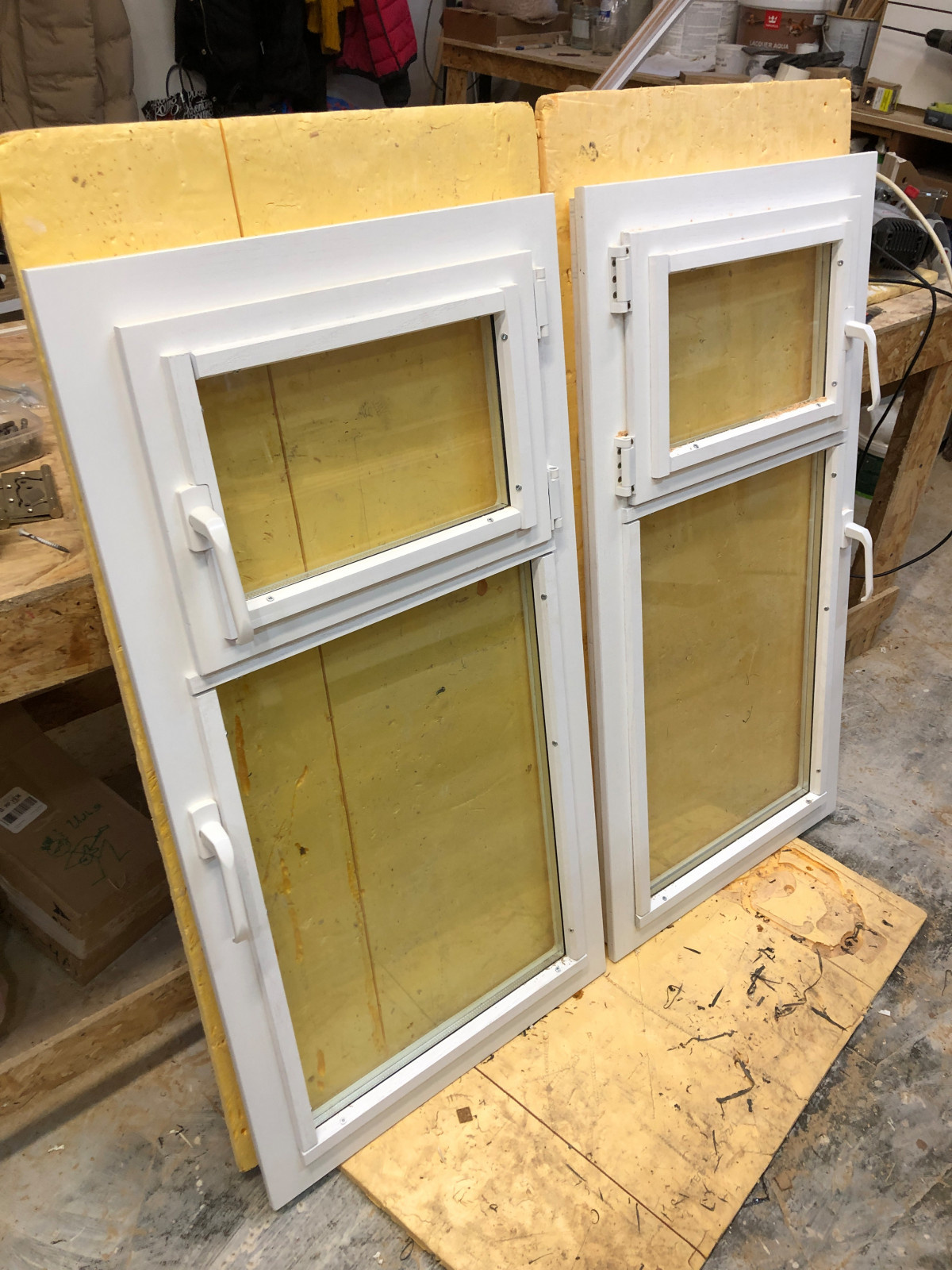 Окна из массива дерева