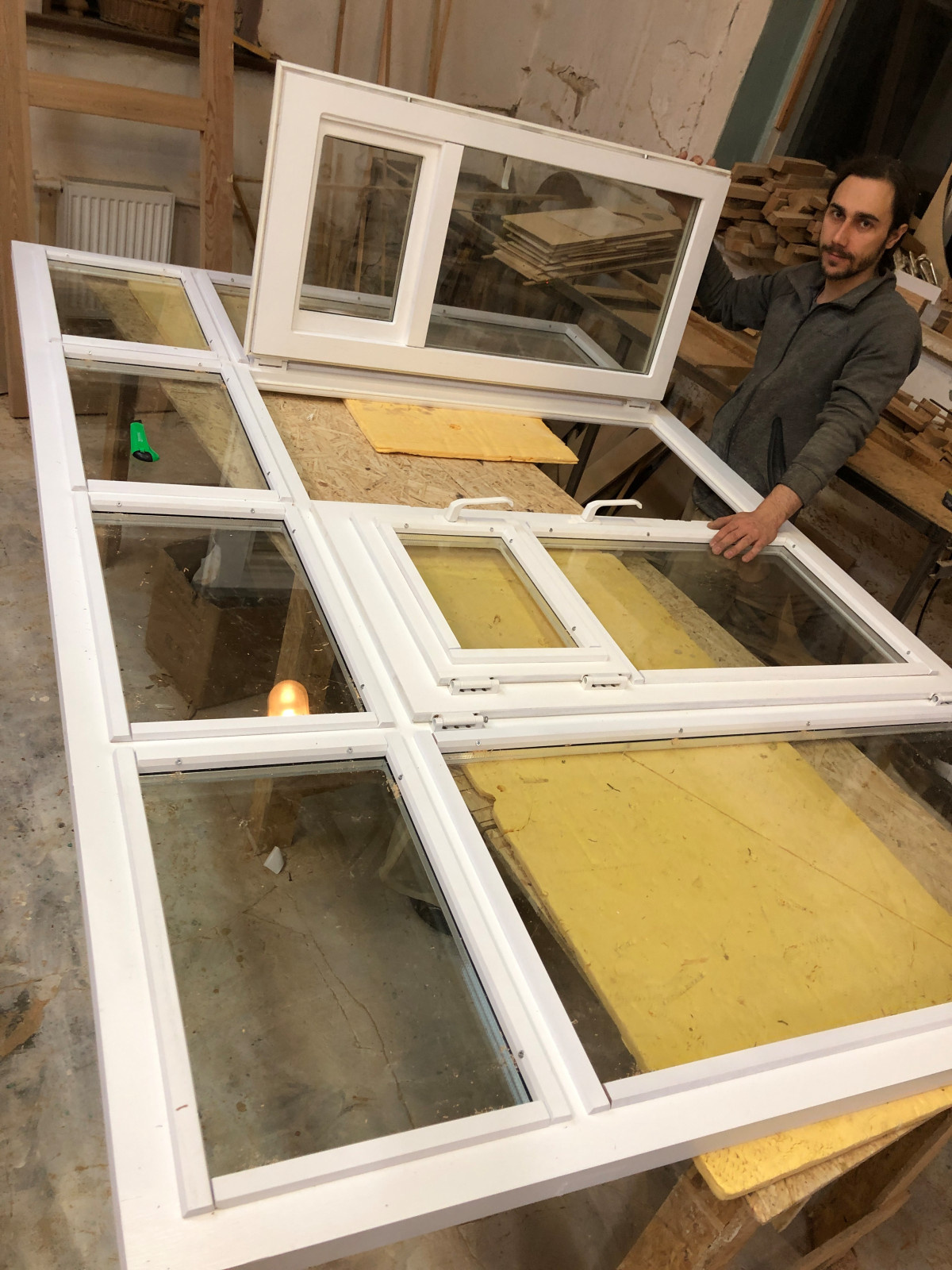 Окна из массива дерева