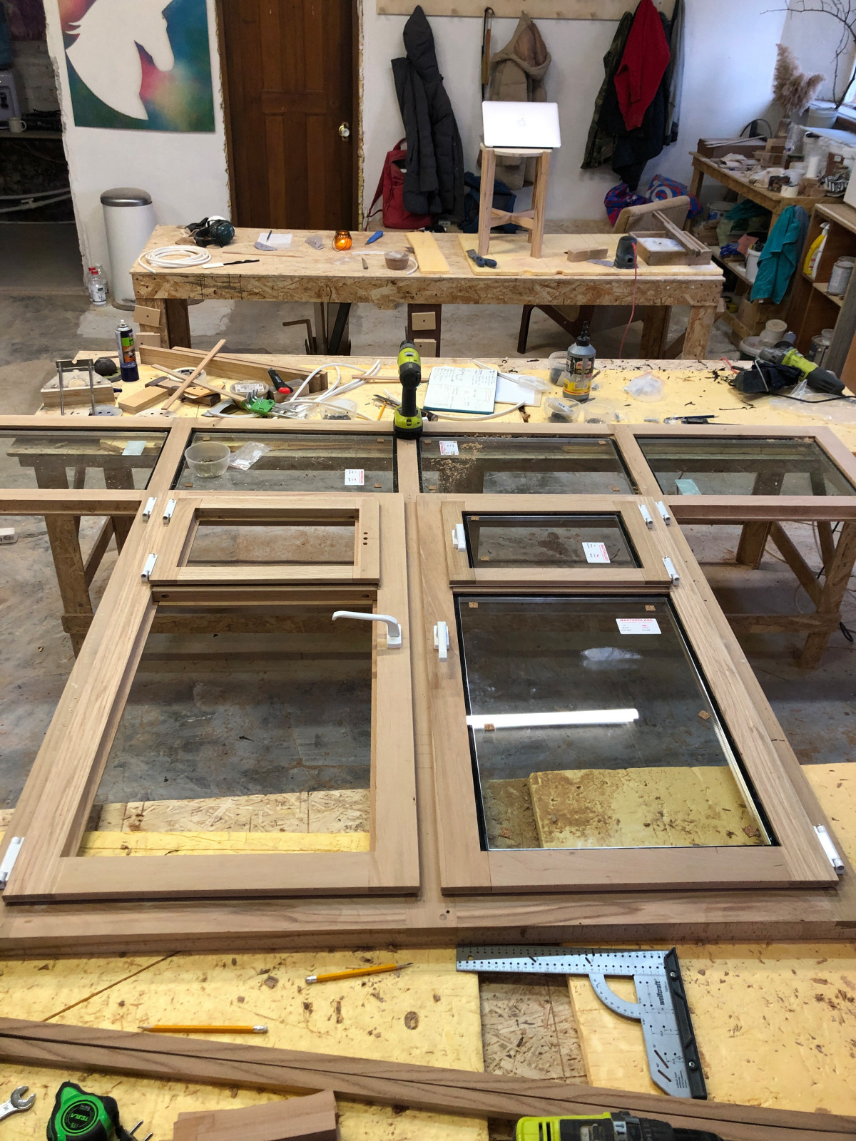 Окна из массива дерева