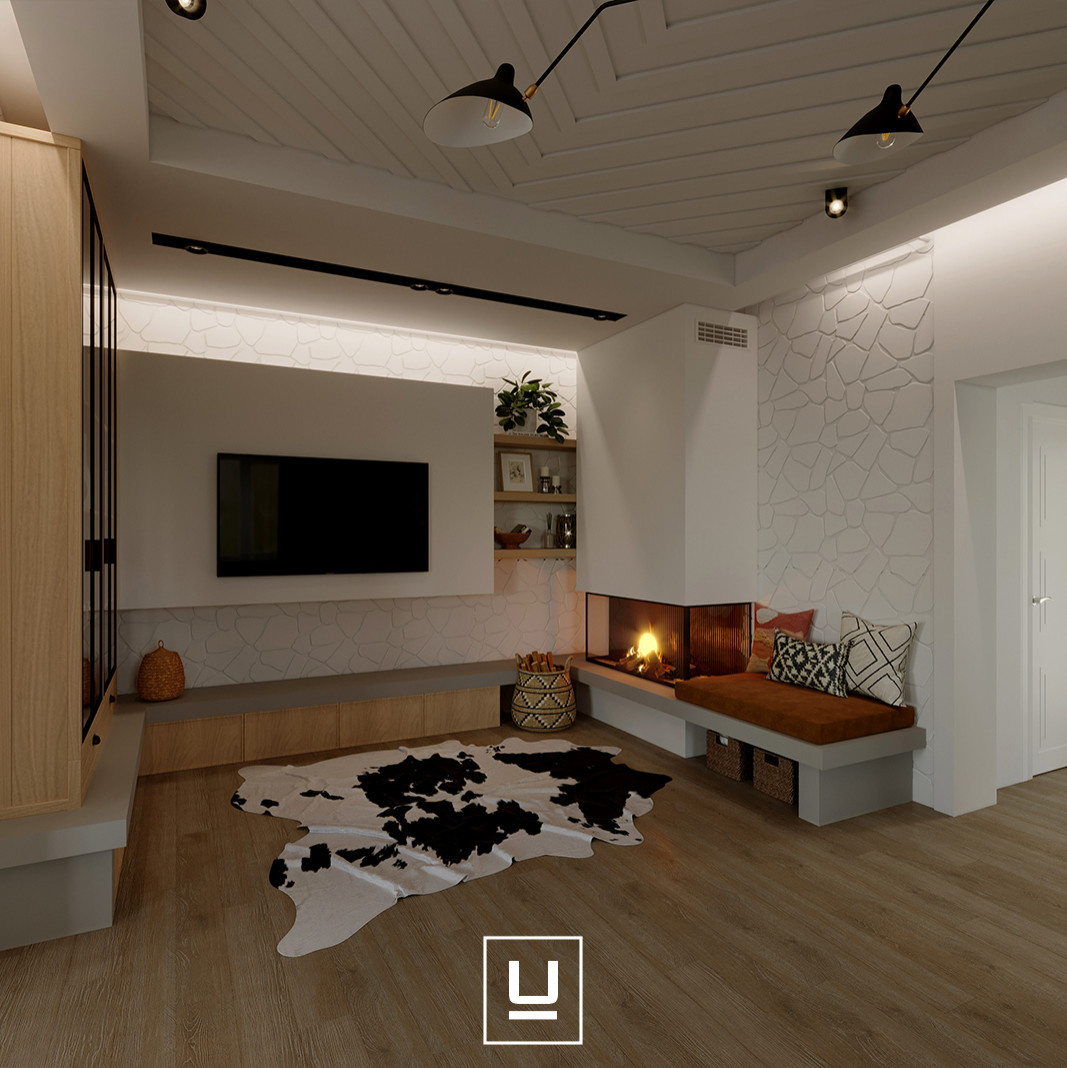 ДОМ В ПОДМОСКОВЬЕ (58 КВ.М - КУХНЯ, ГОСТИНАЯ, ДЕТСКАЯ)