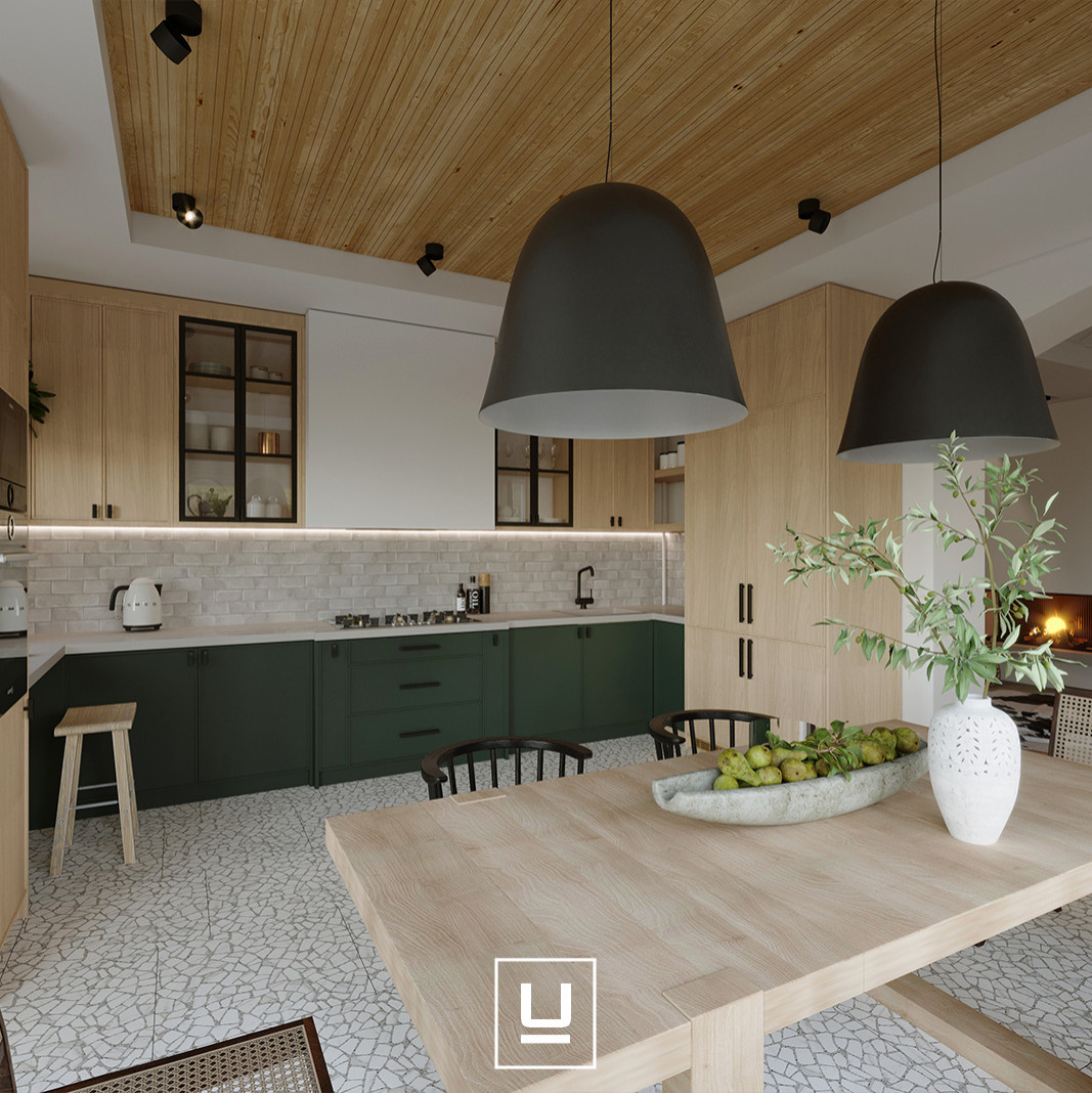 ДОМ В ПОДМОСКОВЬЕ (58 КВ.М - КУХНЯ, ГОСТИНАЯ, ДЕТСКАЯ)