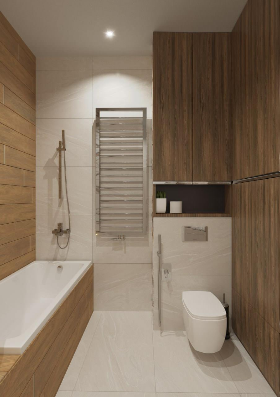 Apartment in a new house