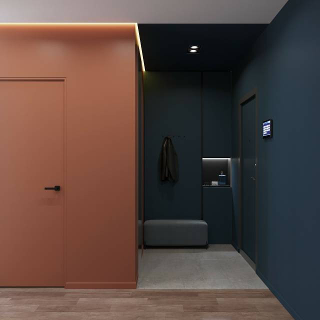 Дизайн однокомнатной квартиры под сдачу.