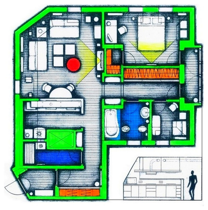 Пентхауз из чердака - проект 1999 года
