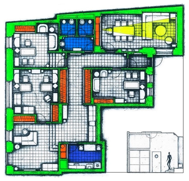 Офис - 180 м2 - проект 2002 года