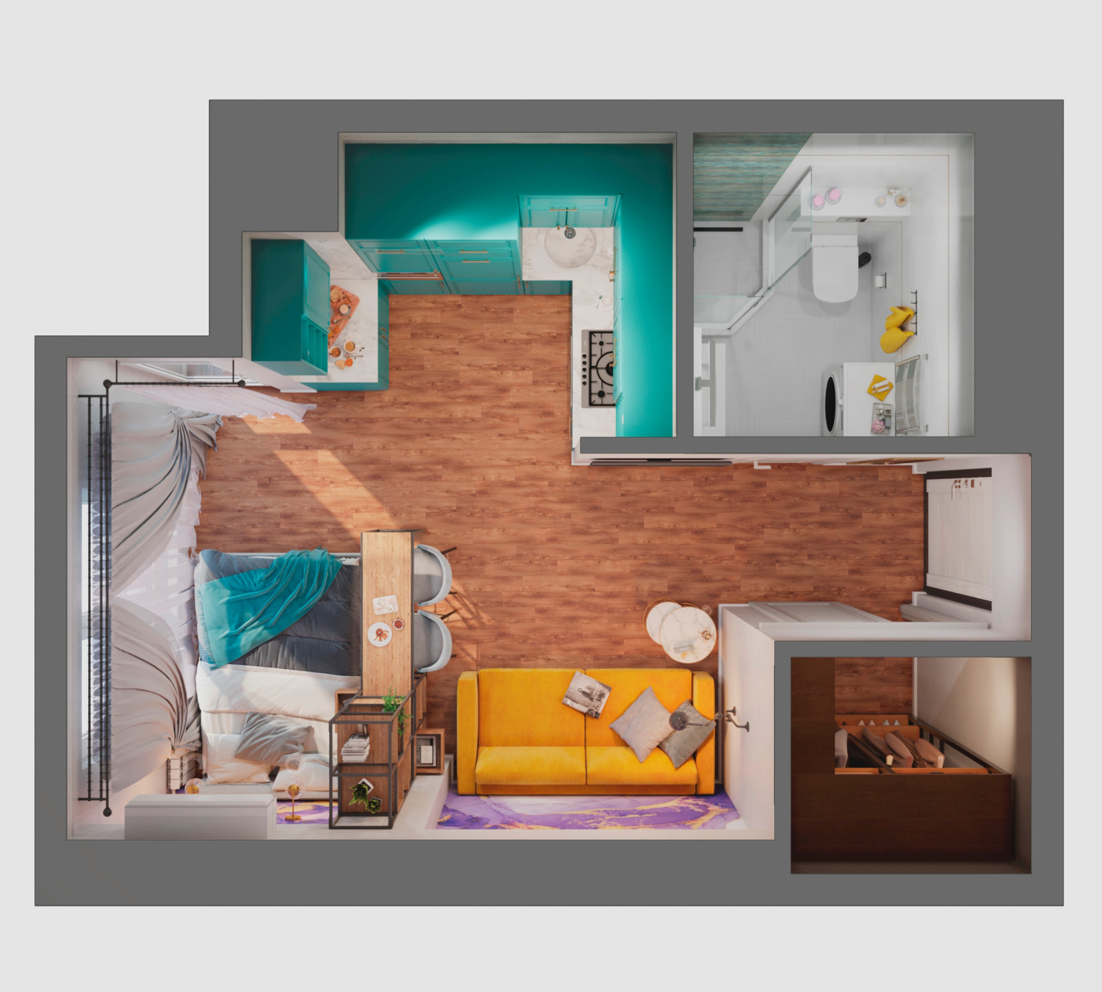 Квартира LOFT Glam