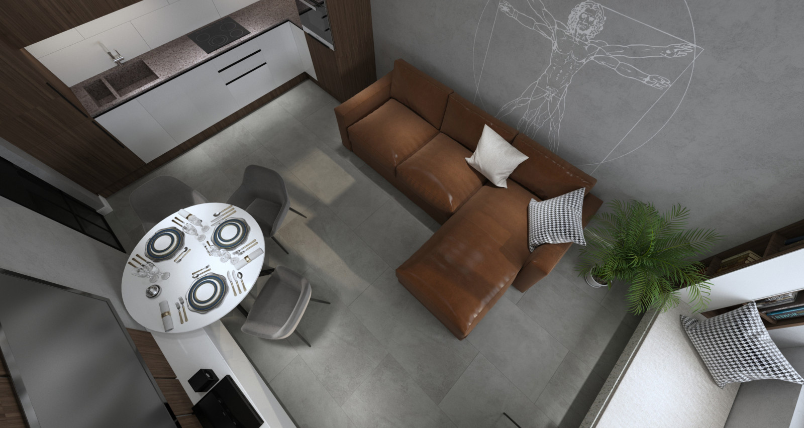 Квартира 100м2 для большой семьи