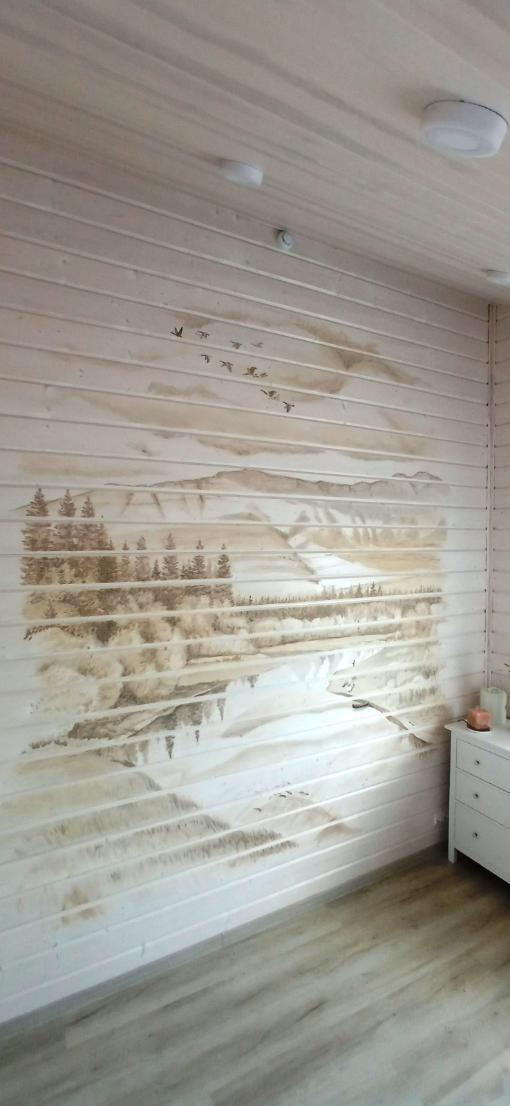 Роспись своей стены вместе с художником