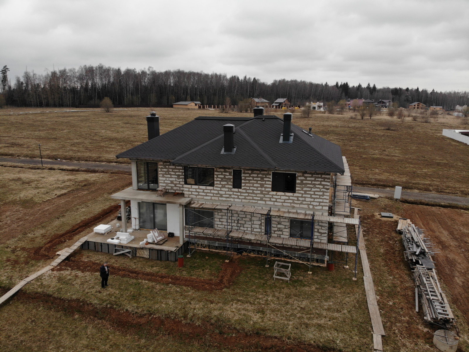 Декоративная штукатурка имитирует фактуру Дерево Visage Ceresit, газобетон и ППС