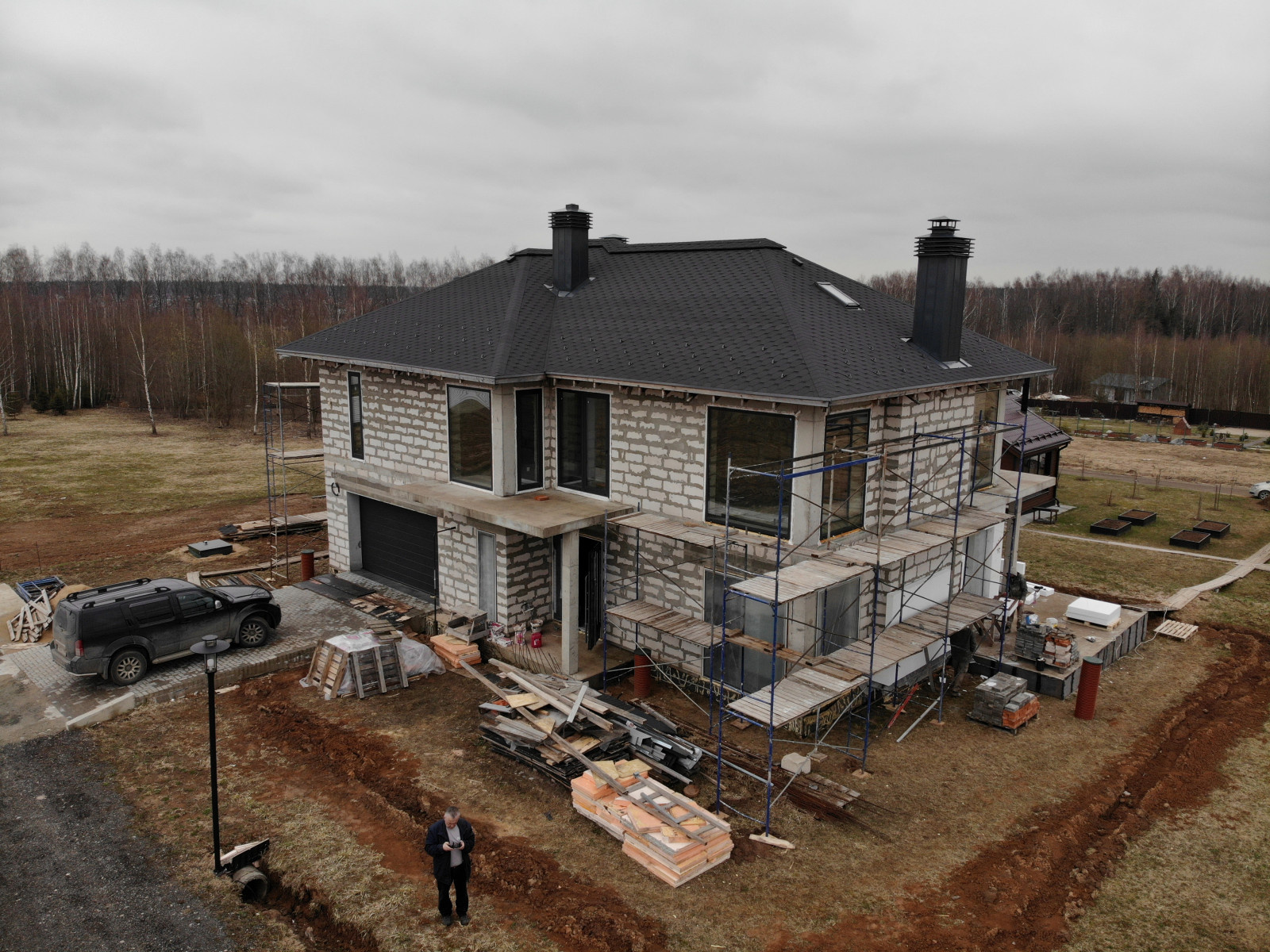 Декоративная штукатурка имитирует фактуру Дерево Visage Ceresit, газобетон и ППС