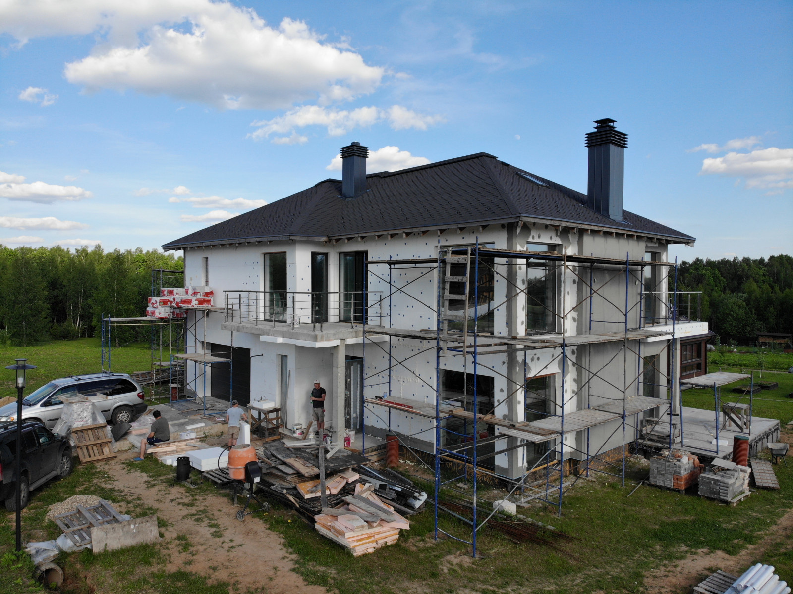 Декоративная штукатурка имитирует фактуру Дерево Visage Ceresit, газобетон и ППС