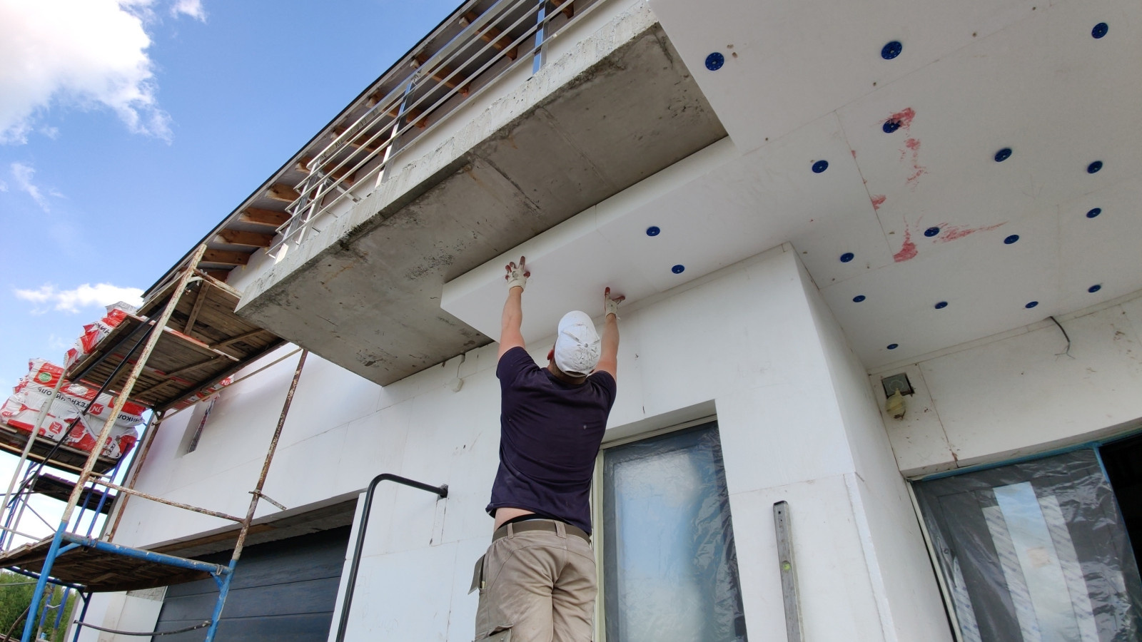 Декоративная штукатурка имитирует фактуру Дерево Visage Ceresit, газобетон и ППС