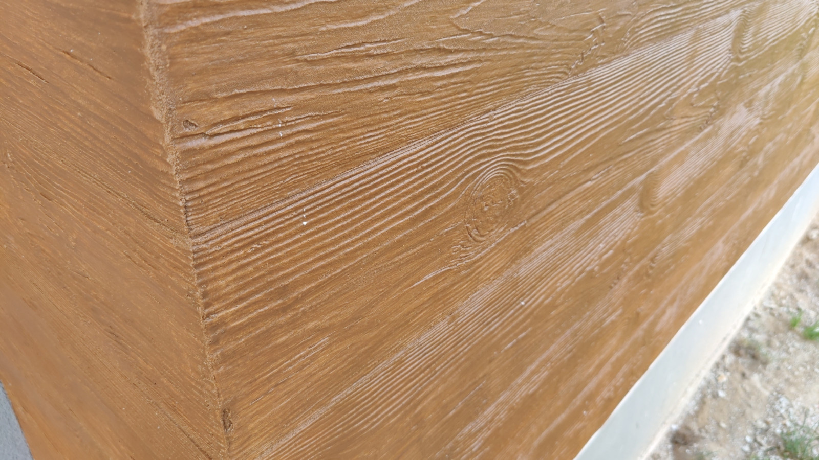 Декоративная штукатурка имитирует фактуру Дерево Visage Ceresit, газобетон и ППС