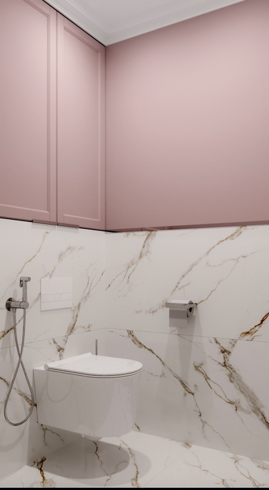 Дизайн проект квартиры "Пудра"