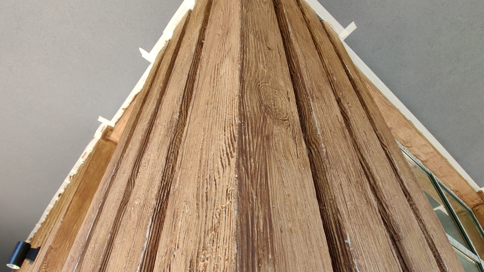 Утепление фасадов газобетонного дома, имитация дерева, камень и плитка