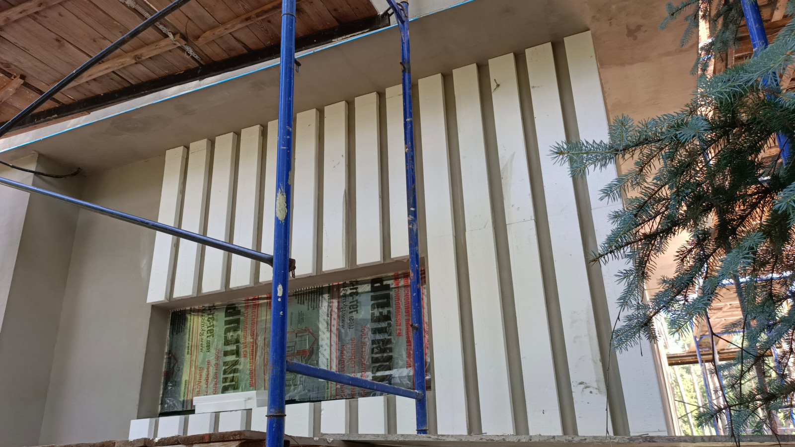 Утепление фасадов газобетонного дома, имитация дерева, камень и плитка