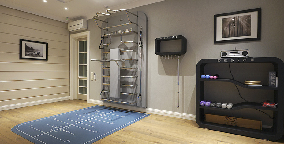 Оснащение спортзала с уже готовым ремонтом