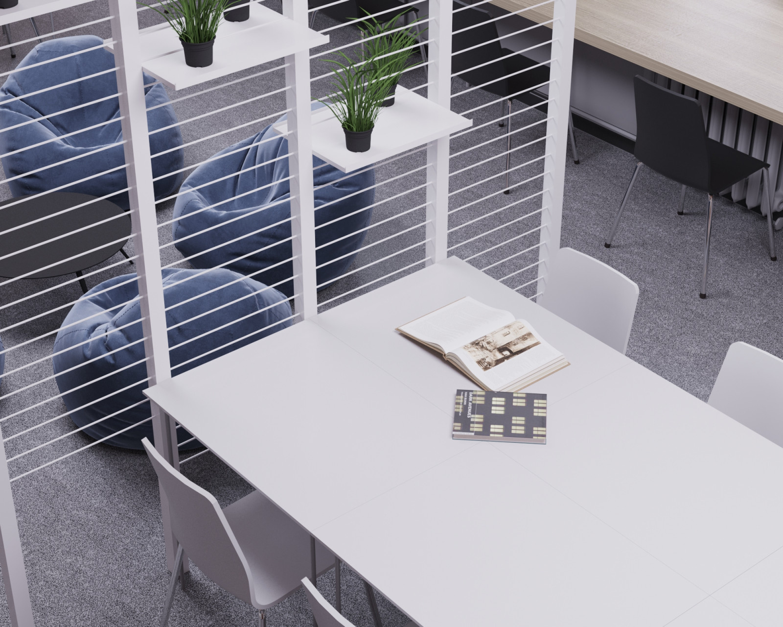 Библиотека для мужского лицея 63,3м²