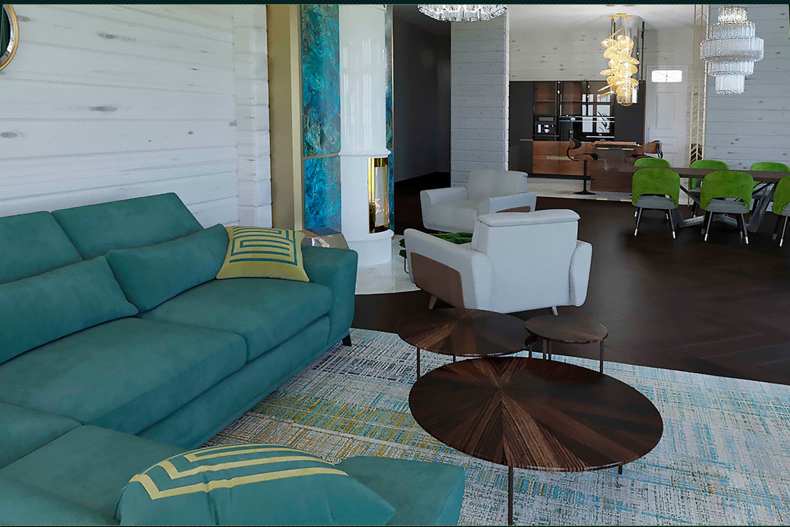 Проект загородного дома в  КРАСНОВИДОВО (ПОДМОСКОВЬЕ)