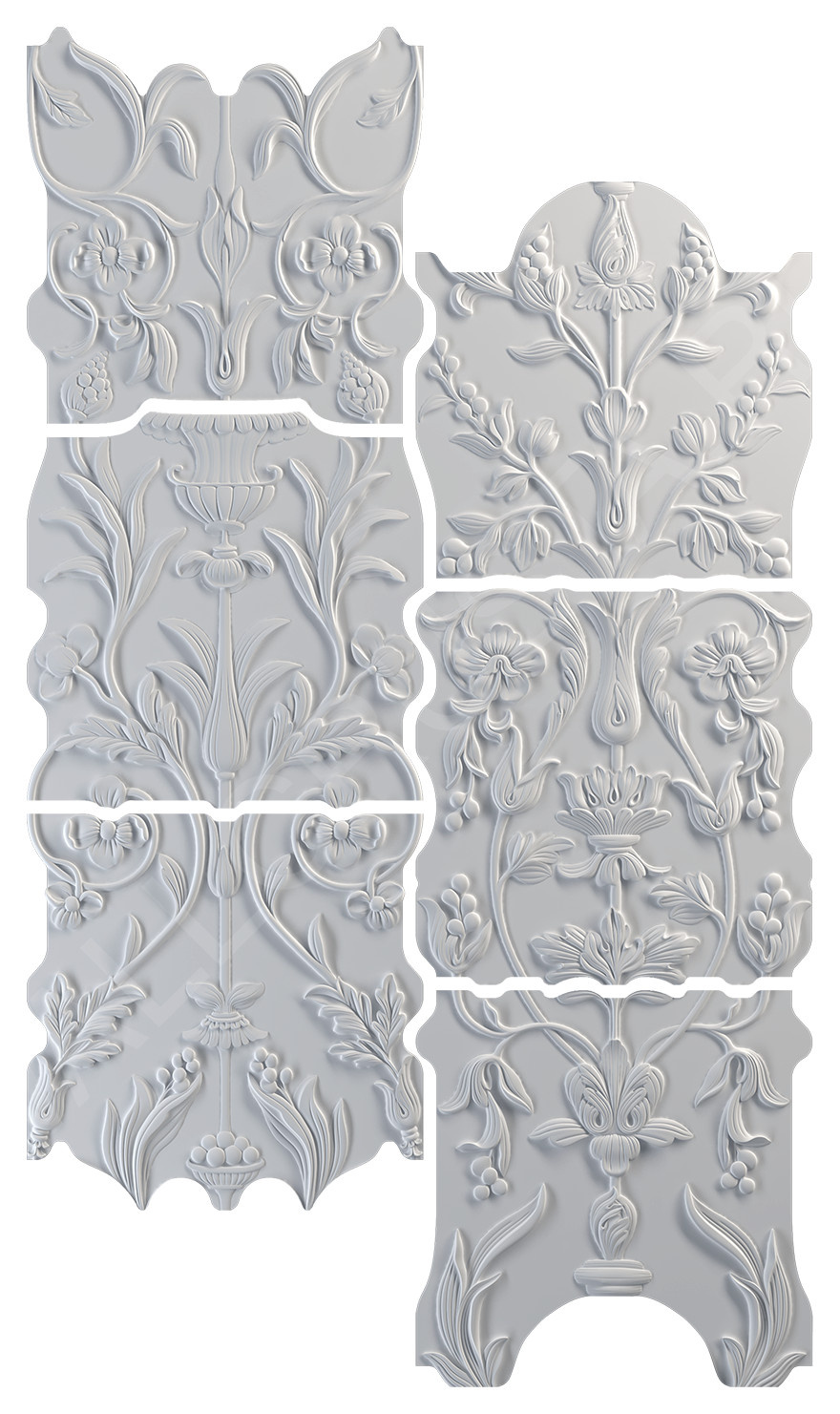 Гипсовые обои Wallcrusta