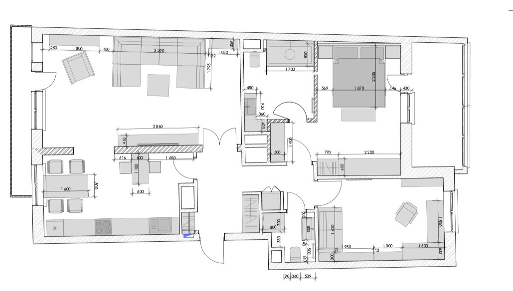 Houzz тур: Квартира в Москве, где при ремонте сохранили кухню