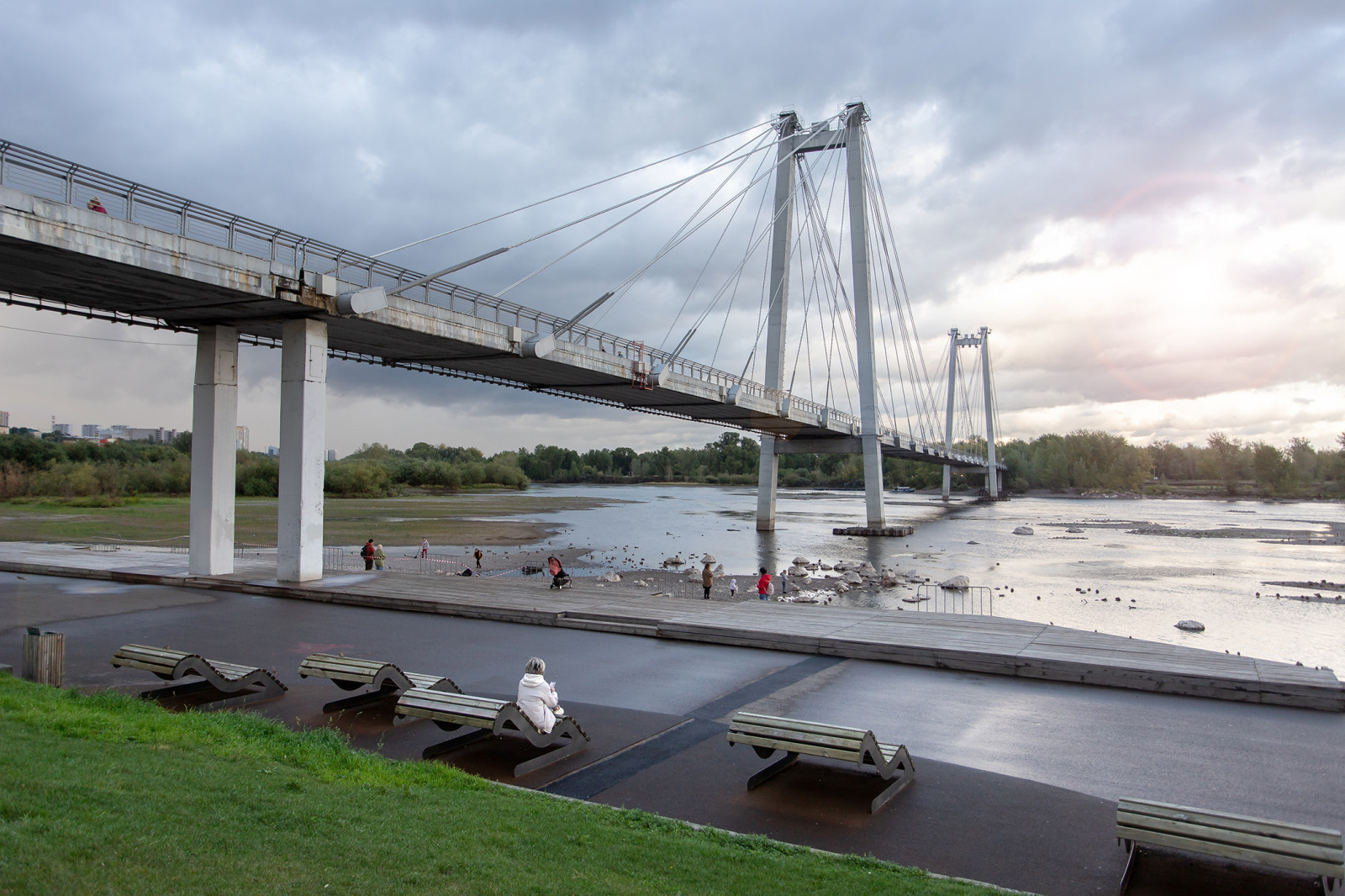 Виноградовский мост. Красноярск