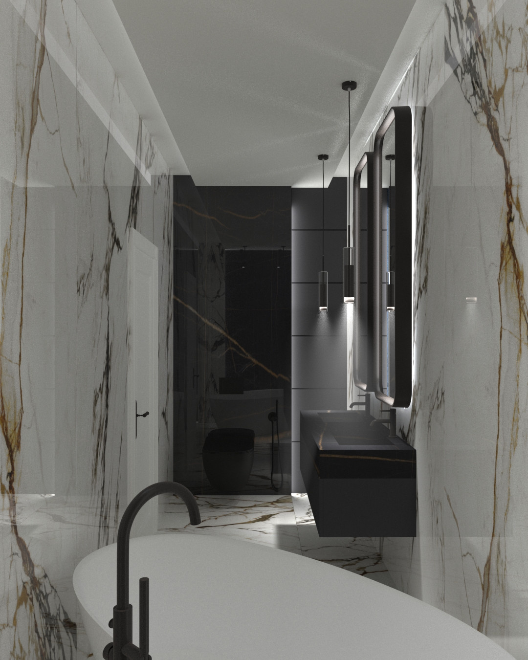 Ванные комнаты.