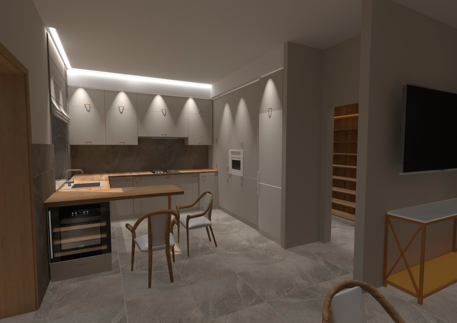 Дом в соснах