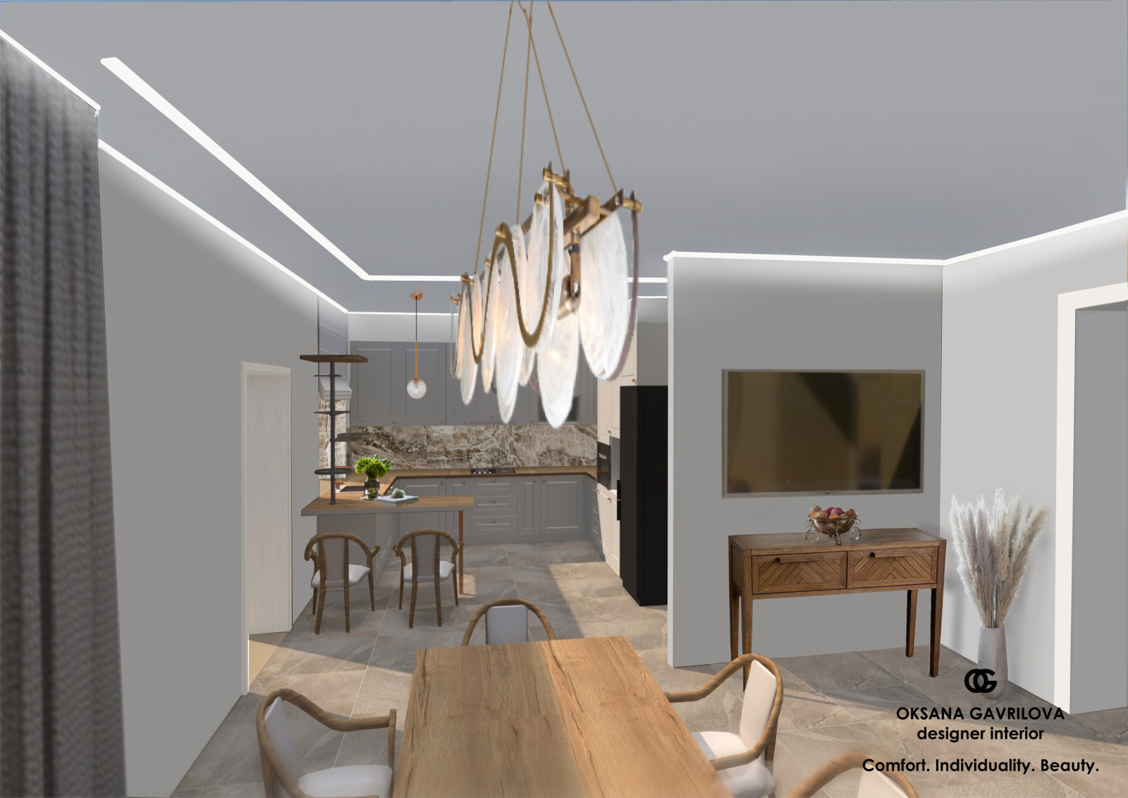 Дом в соснах